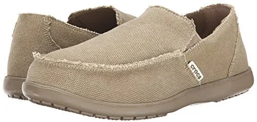 Crocs Men's Santa Cruz Slip-On Loafer,Khaki/Khaki,12 (D)M US