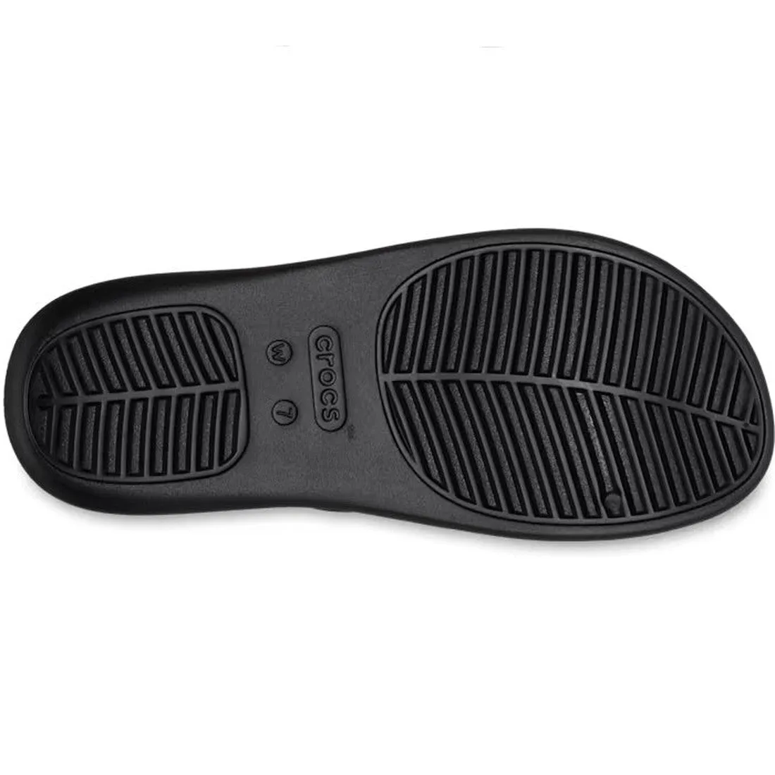 Crocs - Womens Getaway Strappy Slide Sandal Black