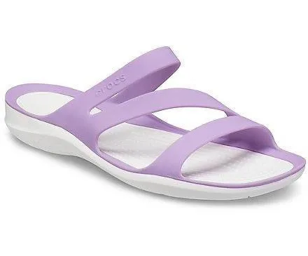 Crocs Womens Swiftwater Sandals - Orchid