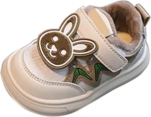 Cute Bunny Sneakers for Infant Girls Boys, Baby Toddler Flat Walking Shoes Lightweight Soft Sport Shoes Toddler Girl