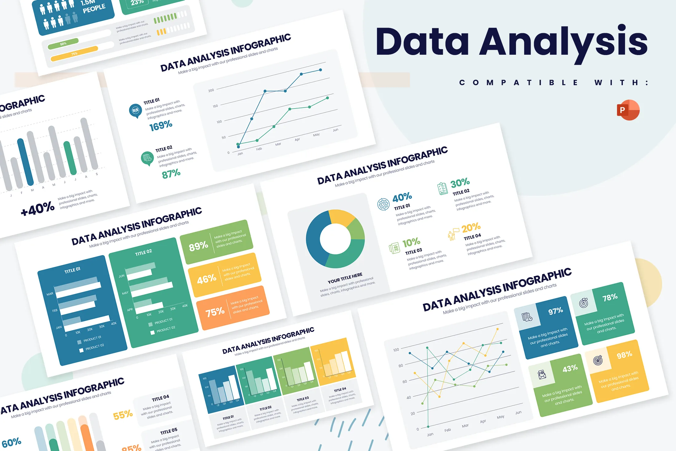 Data Analysis Powerpoint Infographic Template