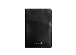DAVEK CARDSLEEVE with pull tab for easy card access - BLACK