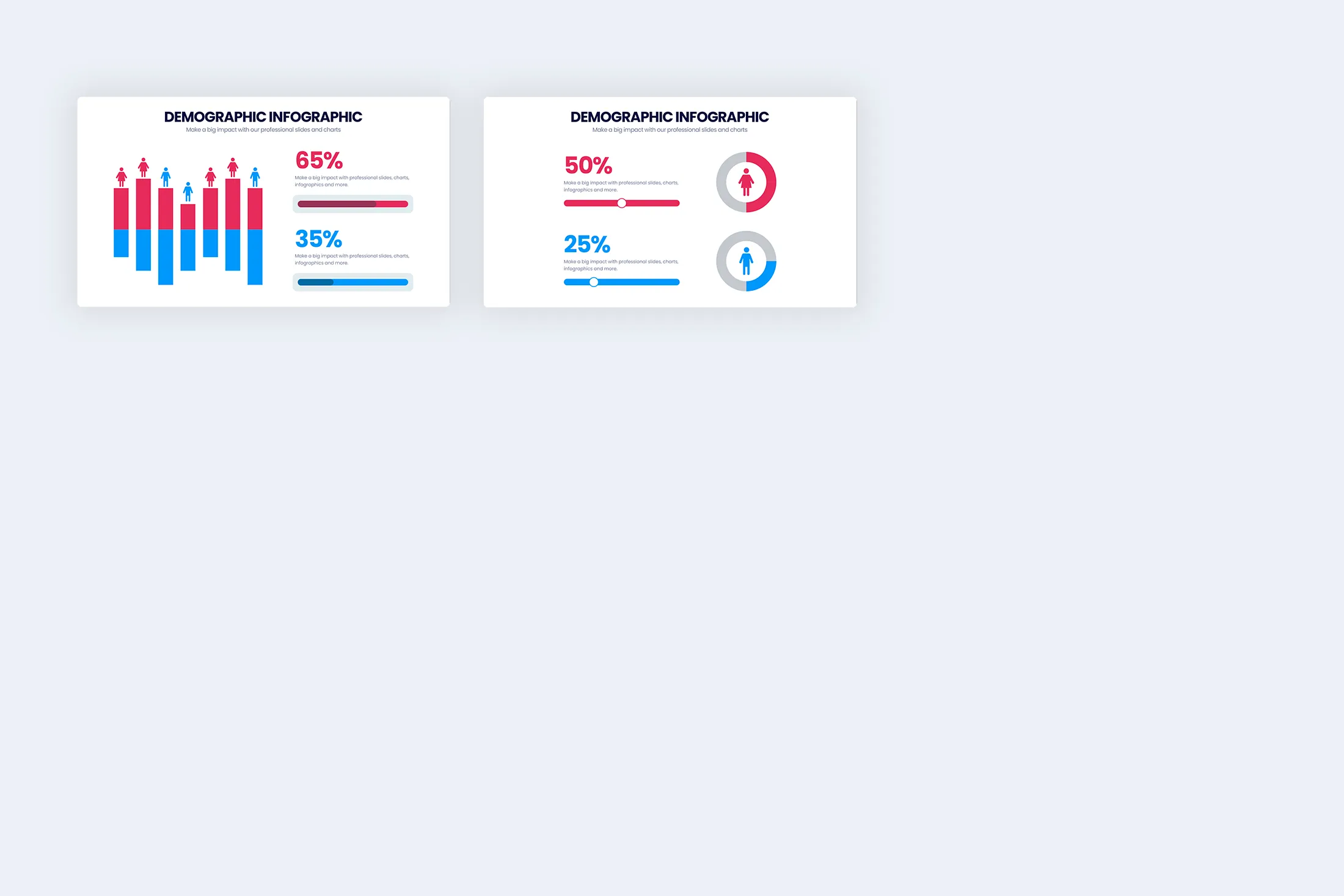 Demographic Google Slides Infographic Template