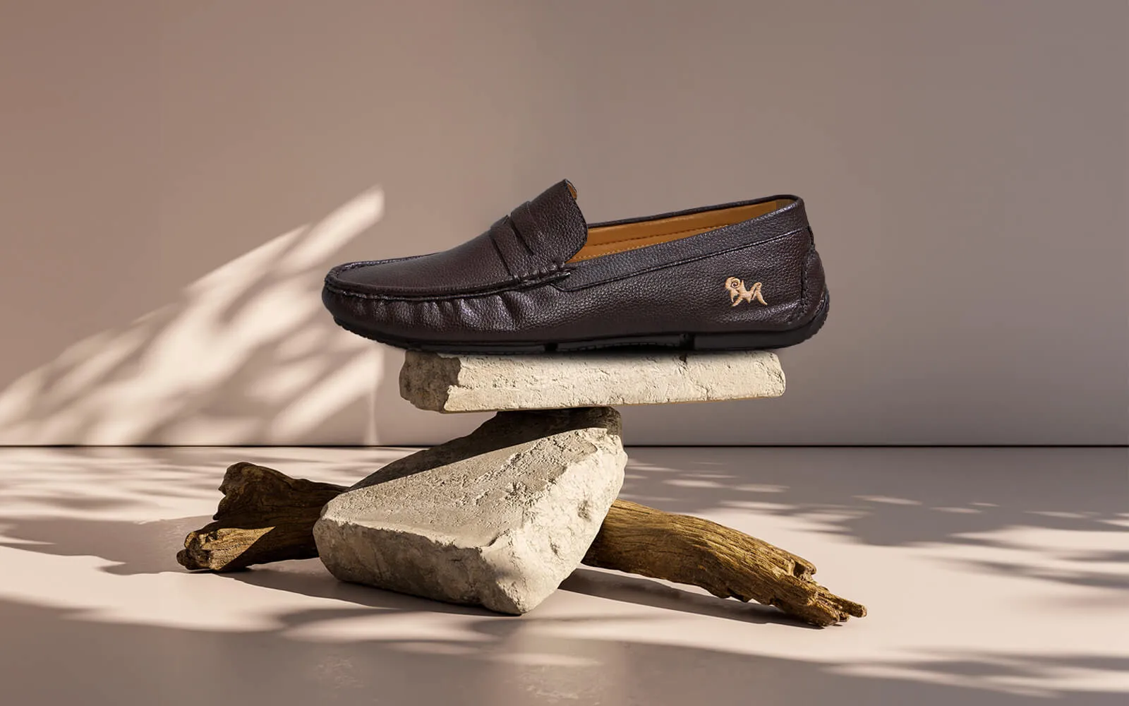 Dress Loafers : Brown
