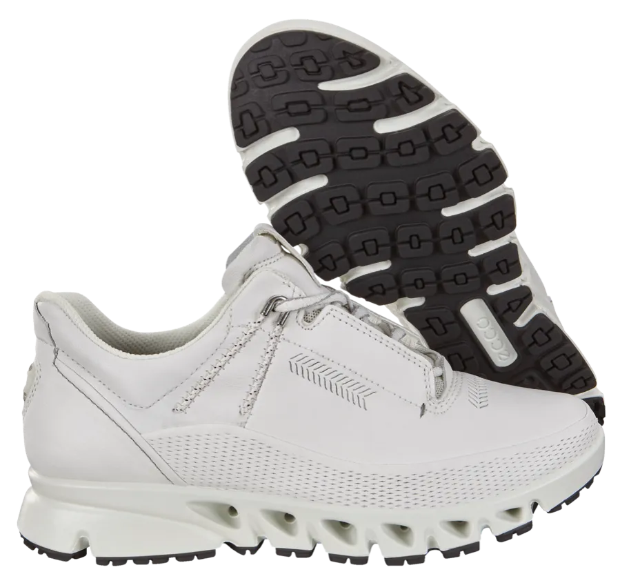 ECCO Multi Vent Low GTX White Ladies Leather Gore-tex Sneakers