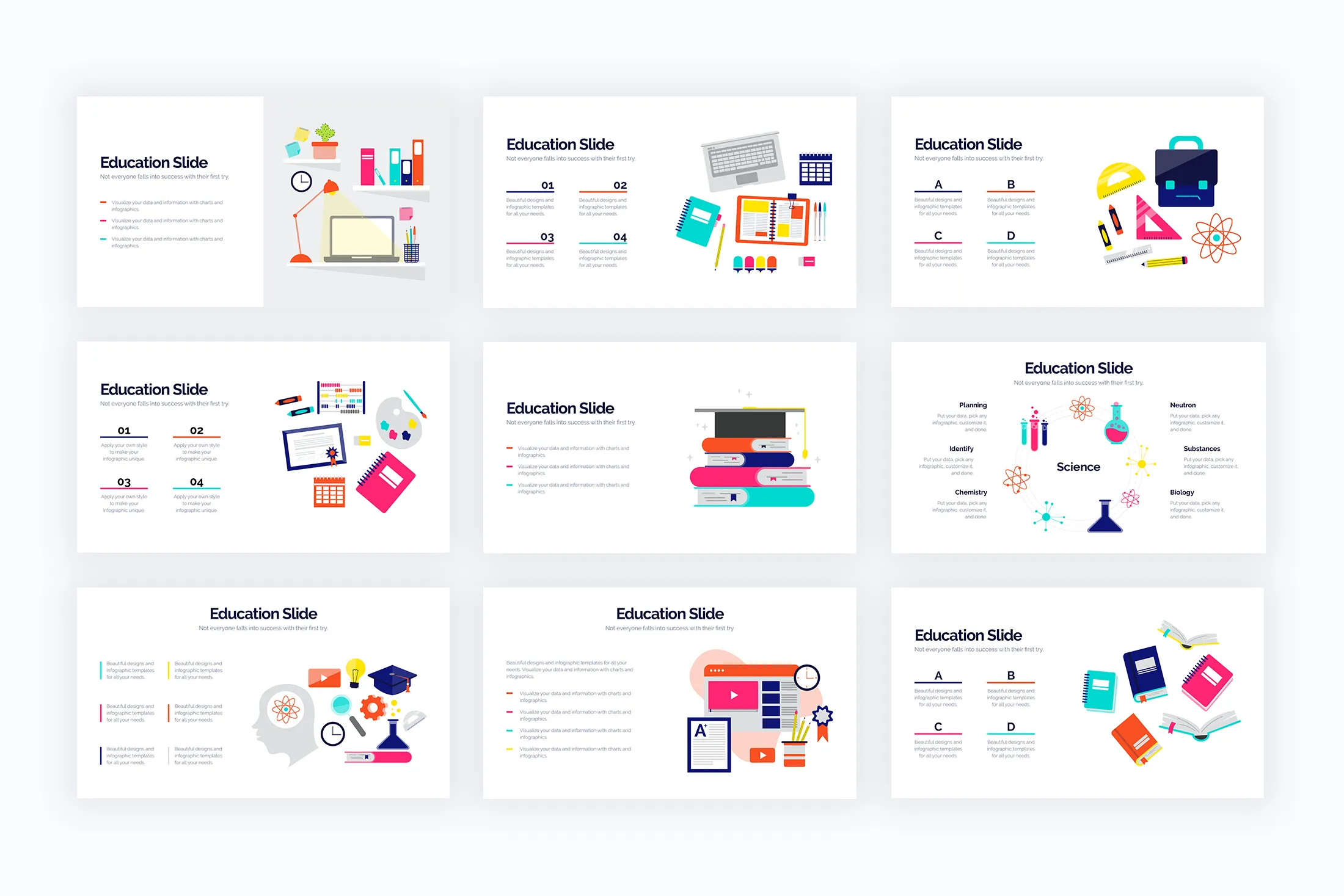 Education Illustrator Infographics