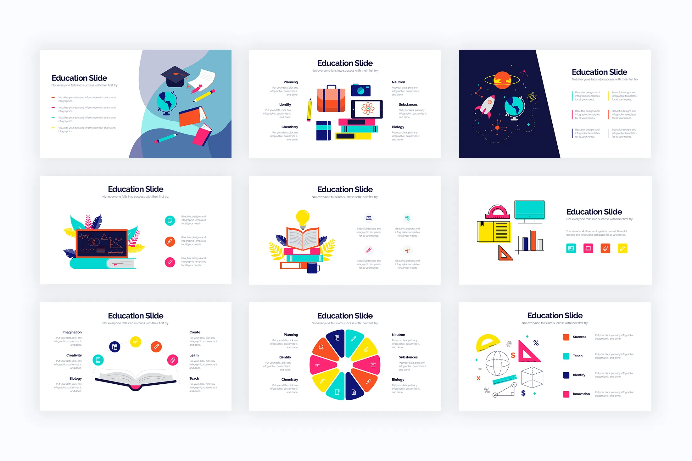 Education Illustrator Infographics