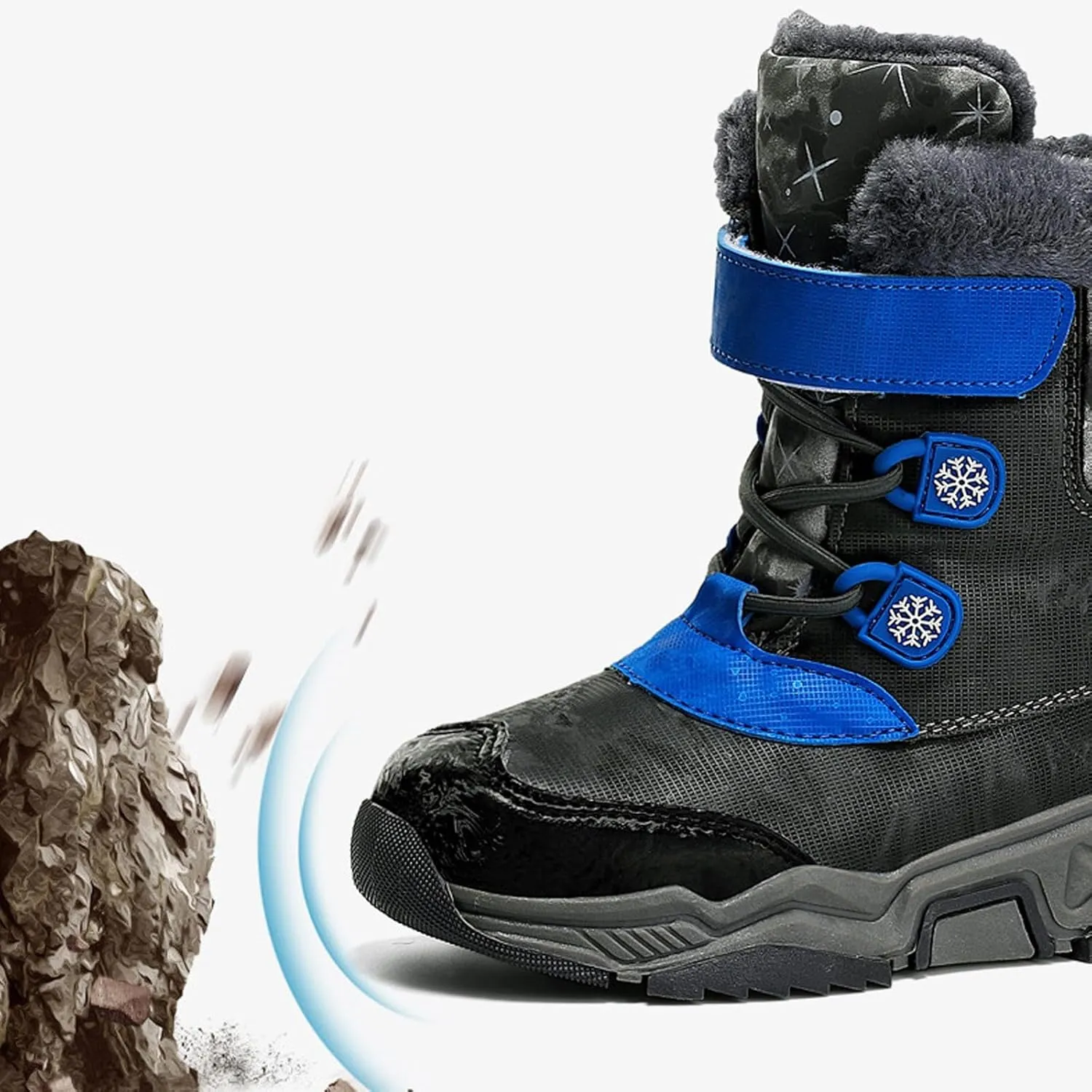 Fashion Big Kids Winter Water Proof Flat Keep Warm Snow Boots Comfortable Mid Boots Shoes Shoes Girls Size 6
