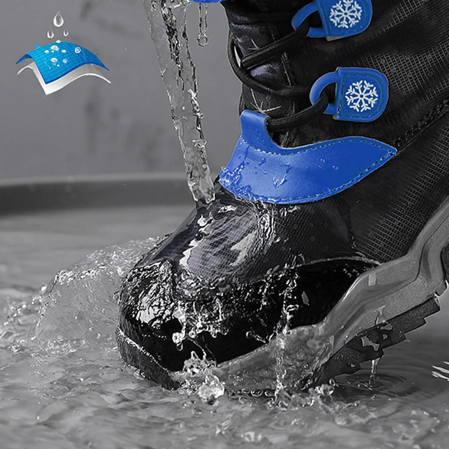 Fashion Big Kids Winter Water Proof Flat Keep Warm Snow Boots Comfortable Mid Boots Shoes Shoes Girls Size 6