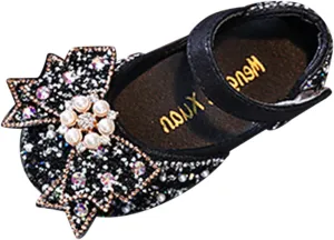 Fashion Spring and Summer Children Dance Shoes Girls Dress Performance Princess Shoes Light Boot Girls Size 11 (Black, 3-3.5 Years Toddler)