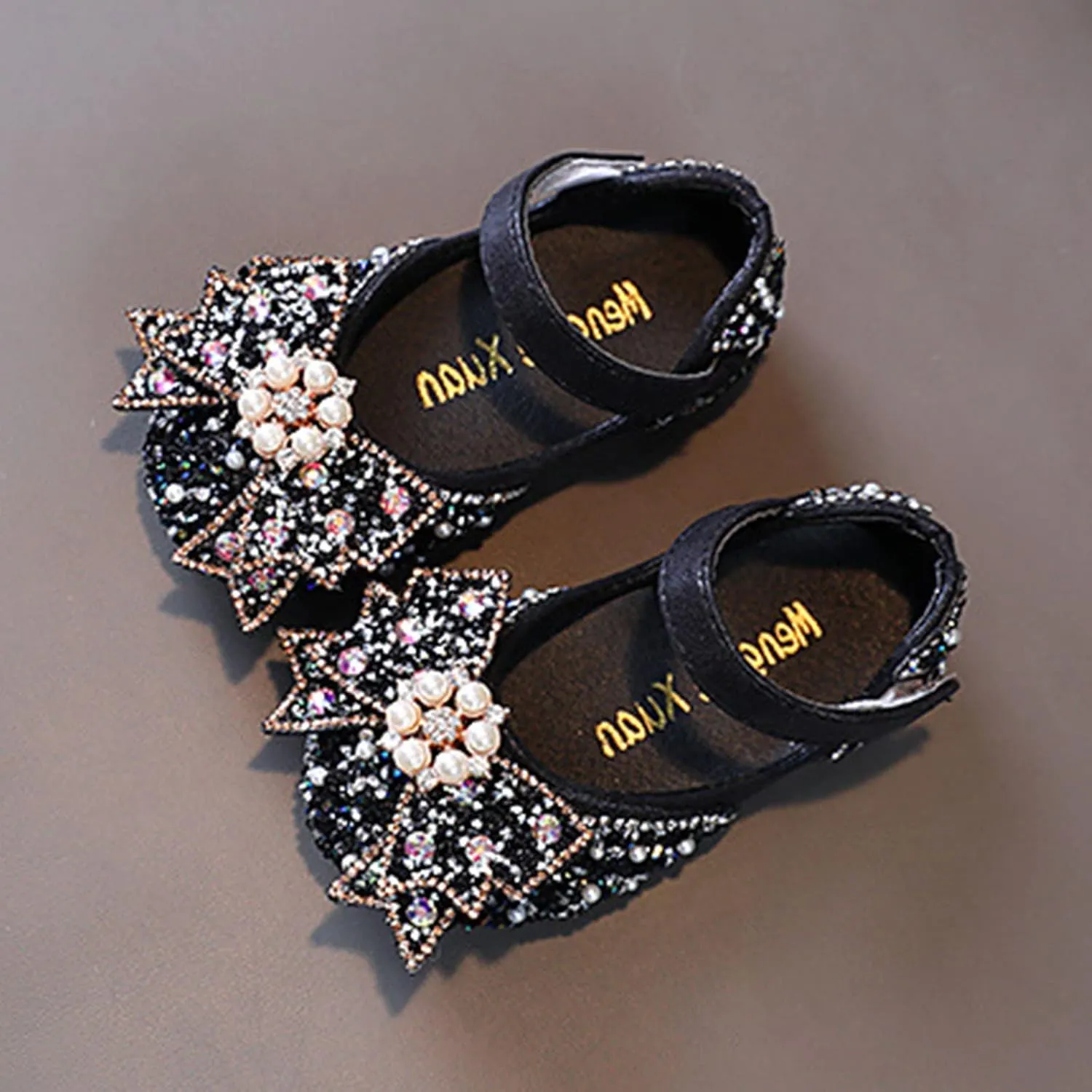 Fashion Spring and Summer Children Dance Shoes Girls Dress Performance Princess Shoes Light Boot Girls Size 11 (Black, 3-3.5 Years Toddler)
