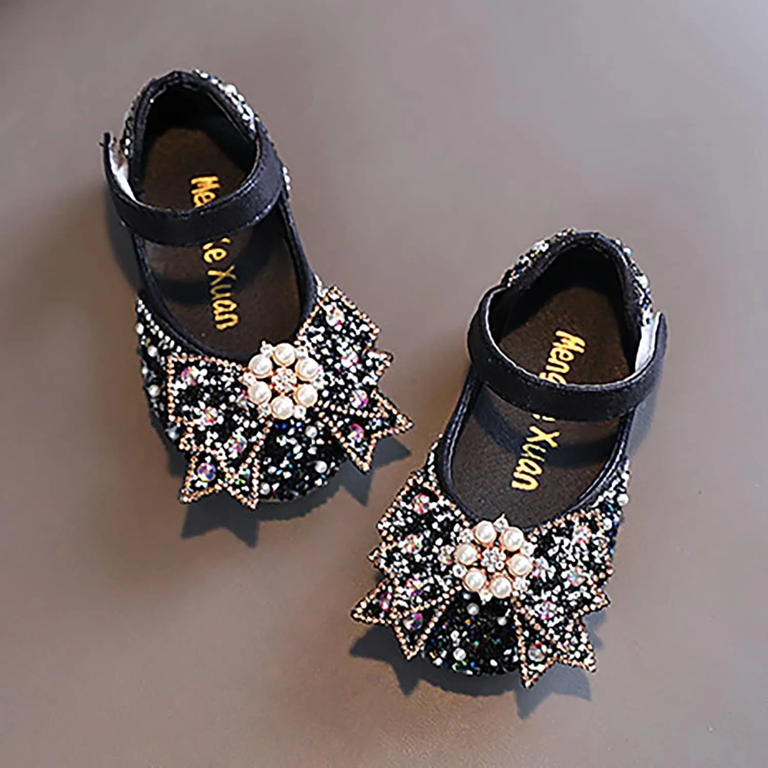 Fashion Spring and Summer Children Dance Shoes Girls Dress Performance Princess Shoes Light Boot Girls Size 11 (Black, 3-3.5 Years Toddler)