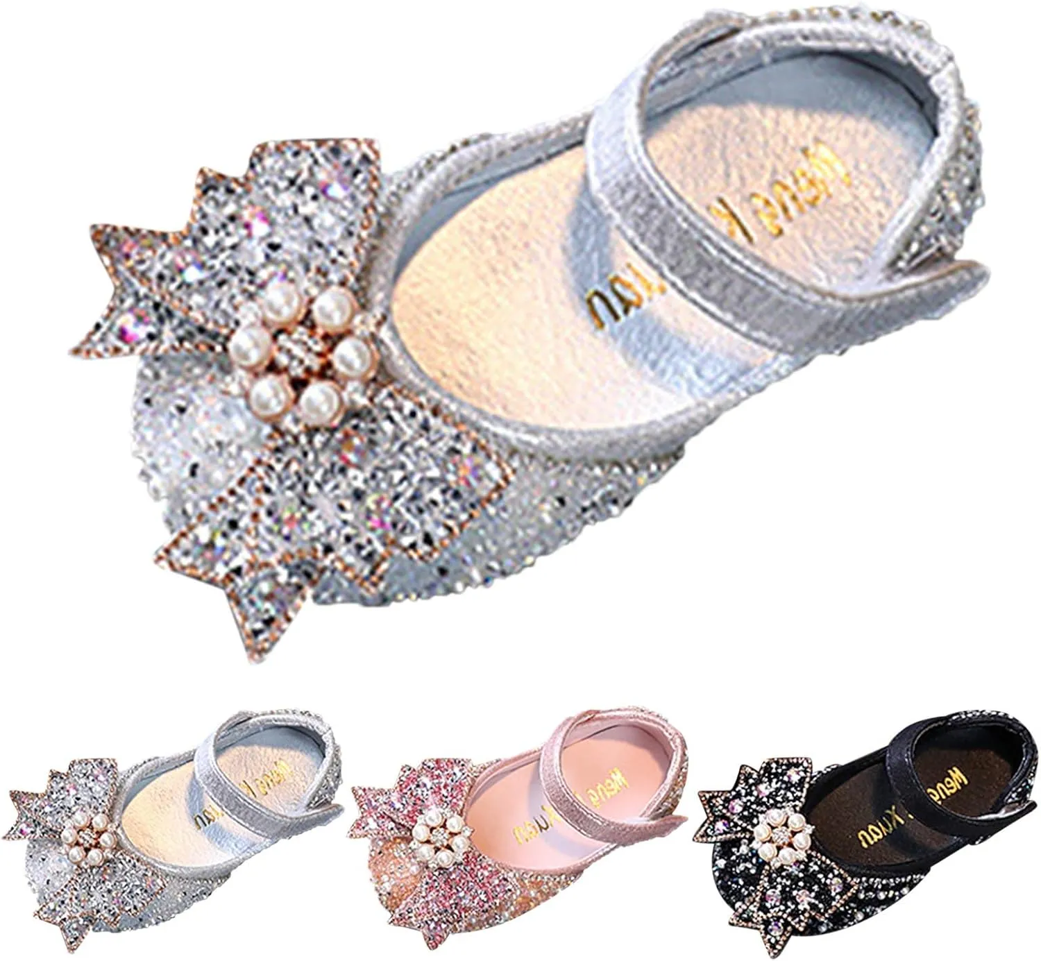Fashion Spring and Summer Children Dance Shoes Girls Dress Performance Princess Shoes Light Boot Girls Size 11 (Black, 3-3.5 Years Toddler)