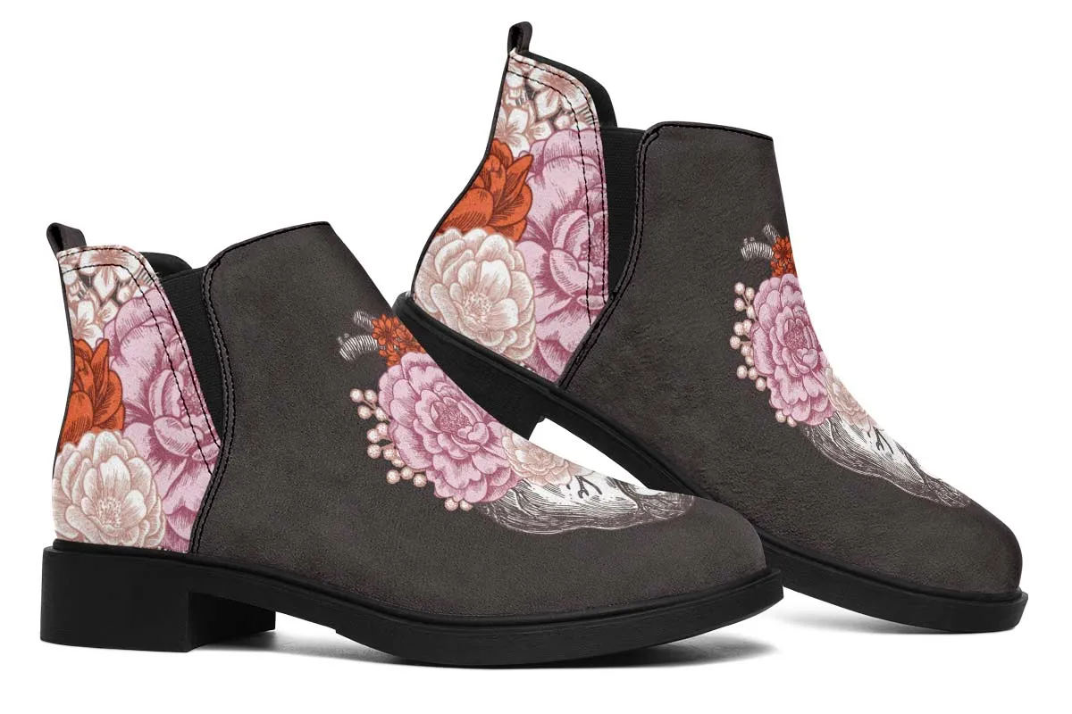 Floral Heart Neat Vibe Boots
