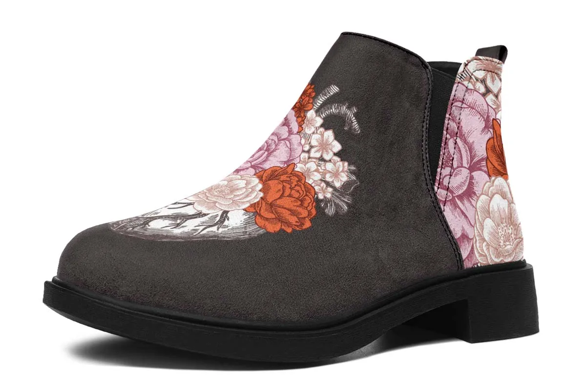 Floral Heart Neat Vibe Boots