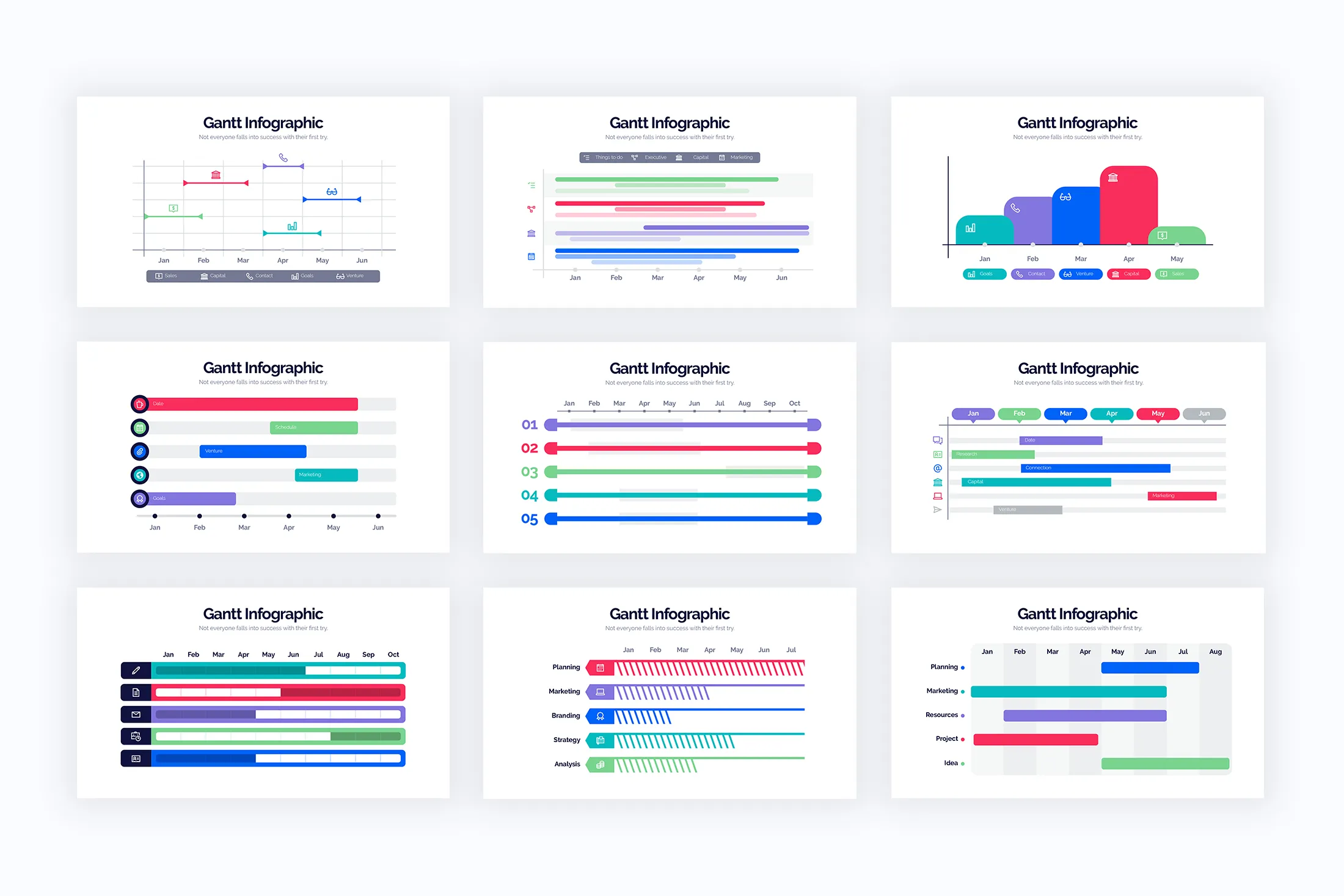 Gantt Illustrator Infographics