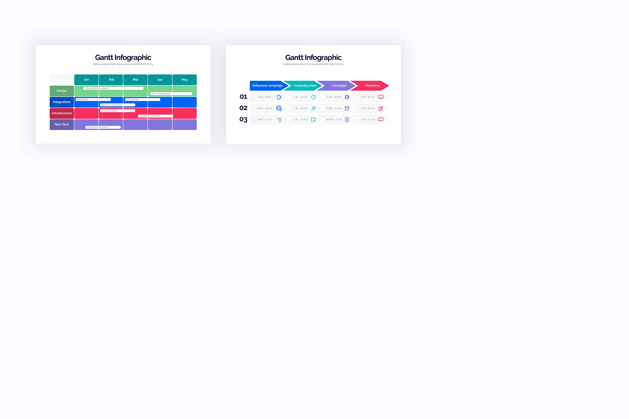 Gantt Illustrator Infographics