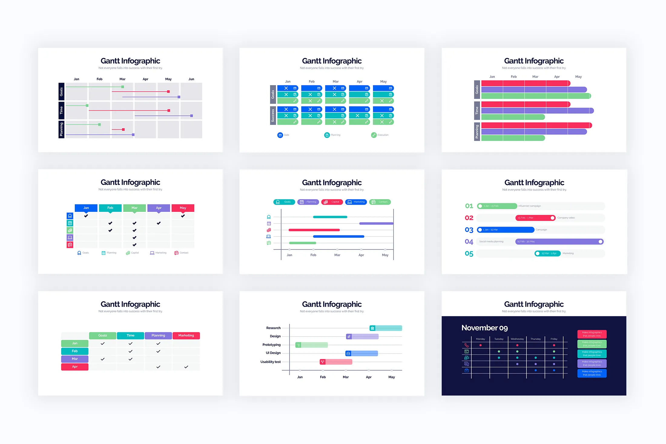 Gantt Illustrator Infographics