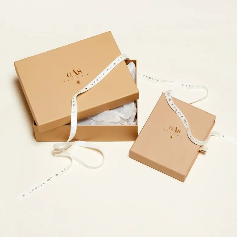 Gas Bijoux Blue Ecume Collection Hoop Earrings