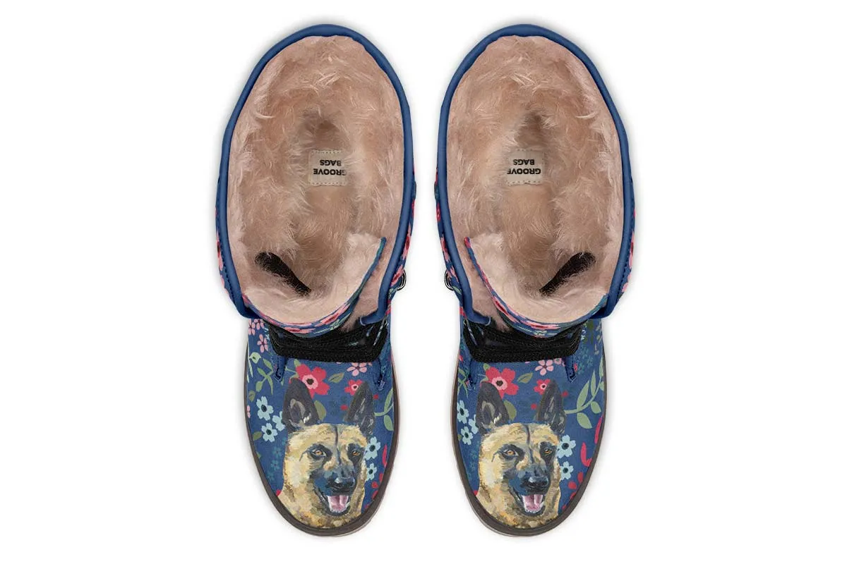 German Shepherd Sweetheart Polar Vibe Boots