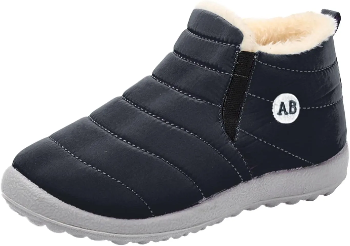 Girl Fall Boots Size 11 Childrens Winter Fleece Childrens Boots Flat Splashing Girls Shoes Boots Size 11