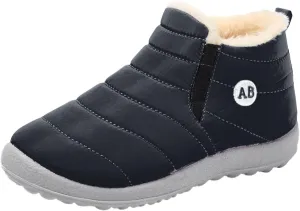 Girl Fall Boots Size 11 Childrens Winter Fleece Childrens Boots Flat Splashing Girls Shoes Boots Size 11
