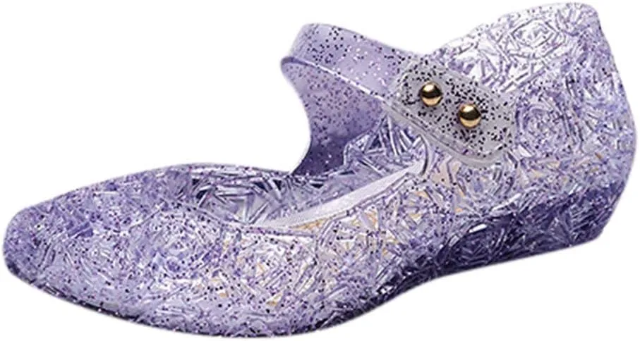 Girls Dress Shoes Glitter Kids Girls Dance Sandals Princess Jelly Shoes Party Infant Toddler Toddlers Sandals