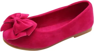 Girls Dress Shoes Mary Jane Princess Shoes Girls' Flats Glitter Low Heels Flower Wedding Party Footwear for Toddler Little/Big Kid