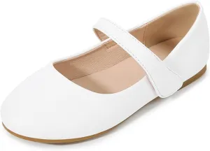 Girls Kids Leather Princess Sandals Closed Toe Ankle Flat Mary Jane Shoes Fancy Wedding Strap Soft Sandals Non Slip