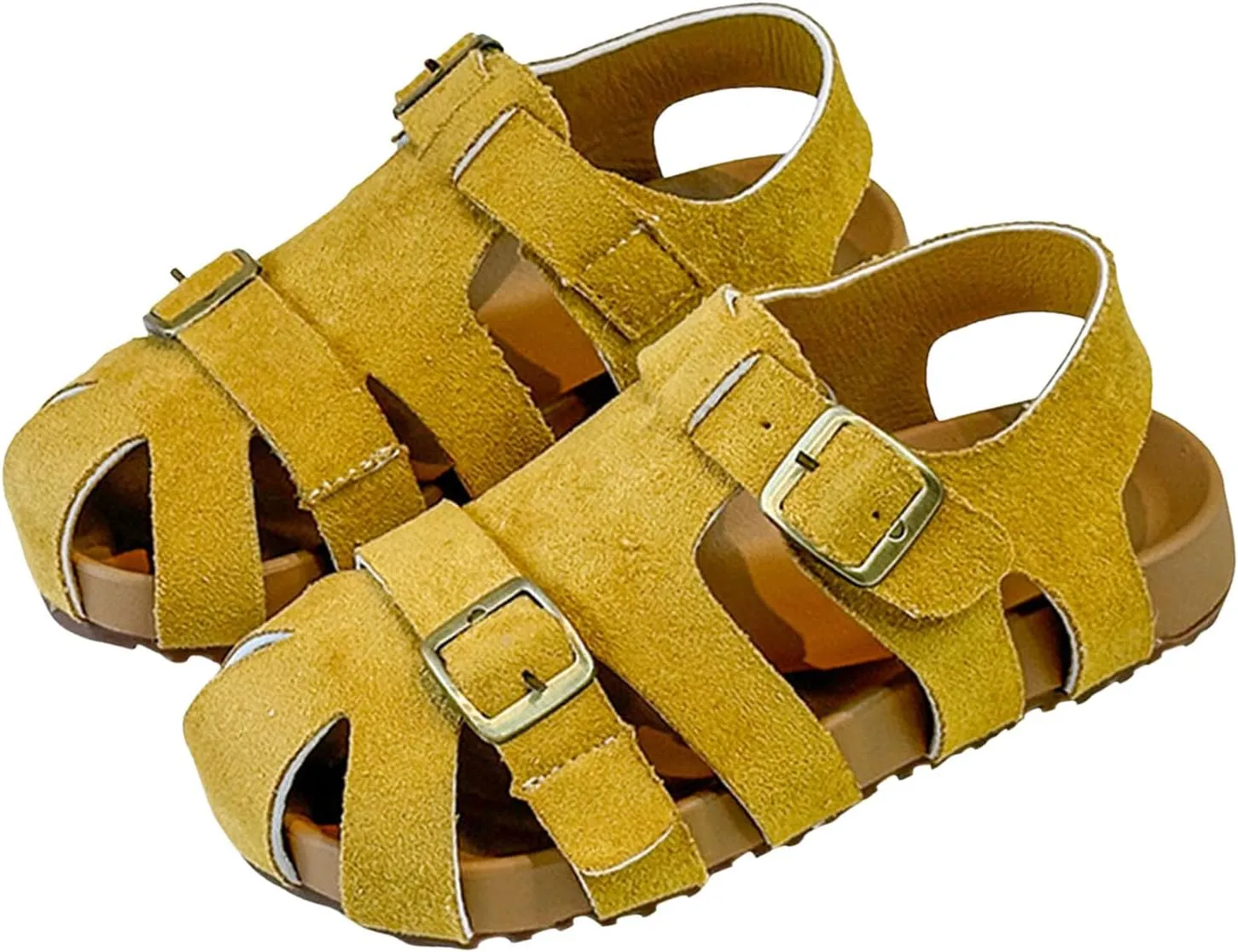 Girls Sandals Low Heel Children's Sandals For Girls For Boys Closed Toe Shoes Babies Hollow And Breathable Shoes
