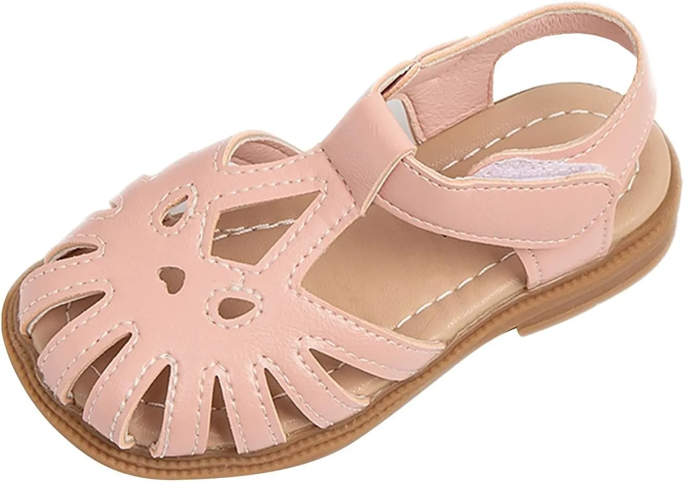 Girls Sandals Open Toe Girls' Shoes Bao Toe Sandals Summer Little Big Kids Soft Soled Non Slip Children's Shoes