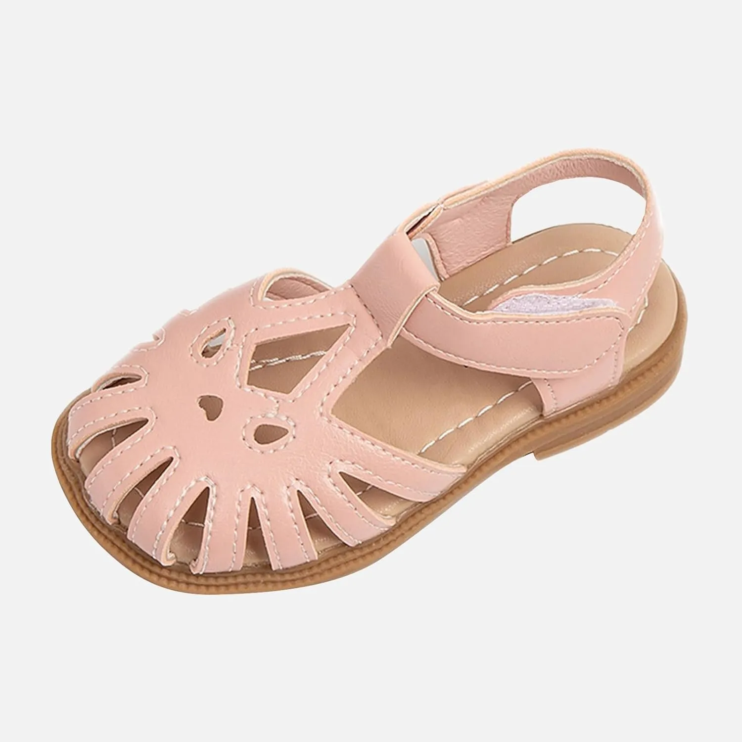 Girls Sandals Open Toe Girls' Shoes Bao Toe Sandals Summer Little Big Kids Soft Soled Non Slip Children's Shoes