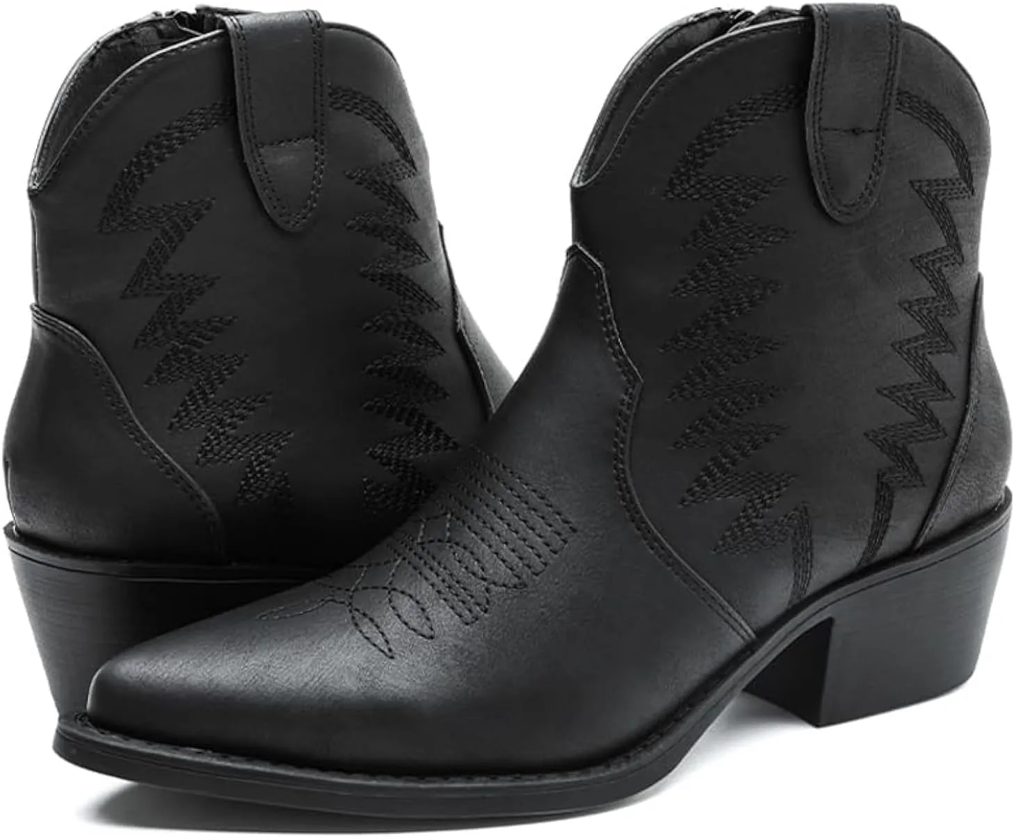 GLOBALWIN Women's Western Boots Ankle Cowboy Boots For Women
