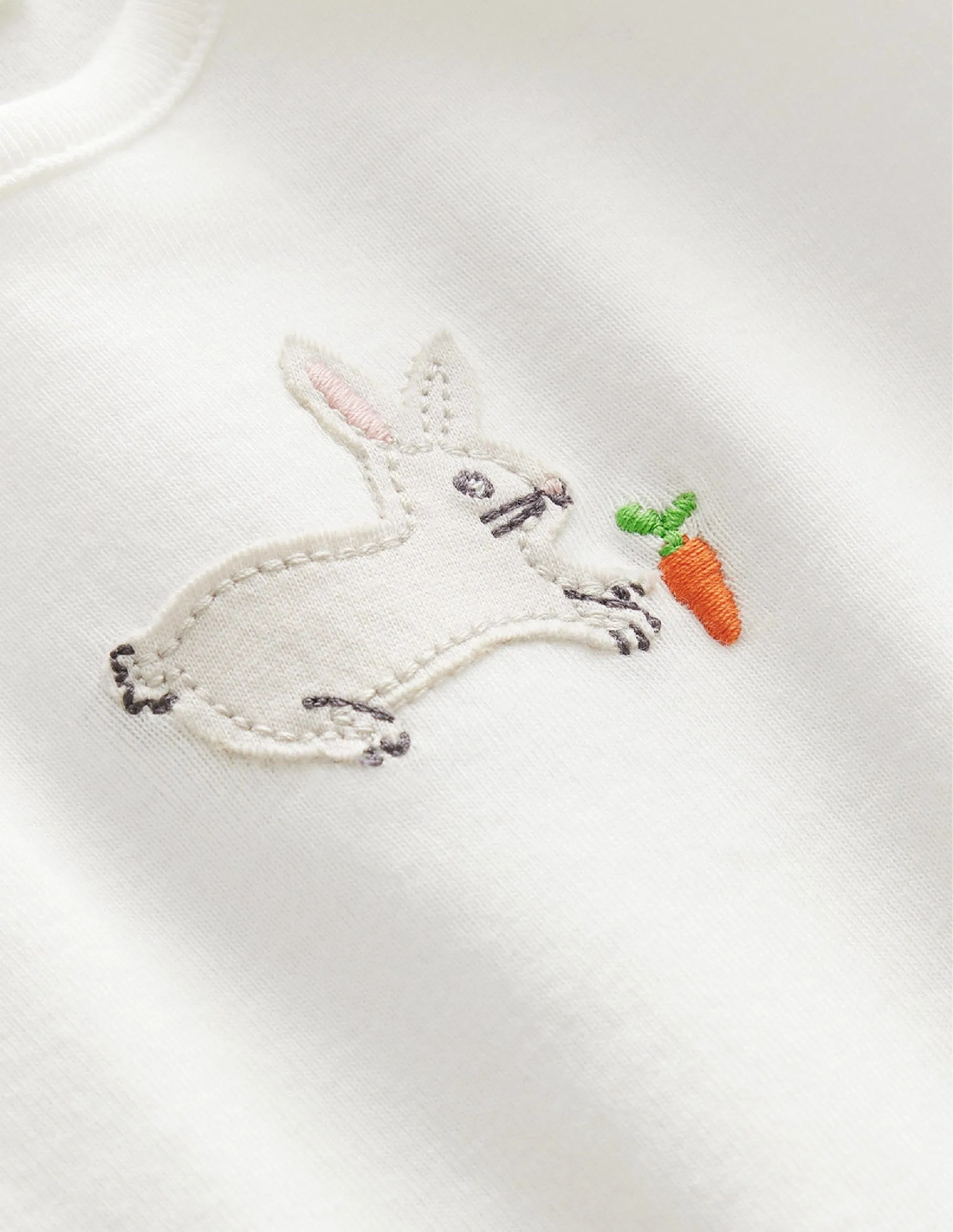 GOTS Body & Legging Set-Ivory Bunny