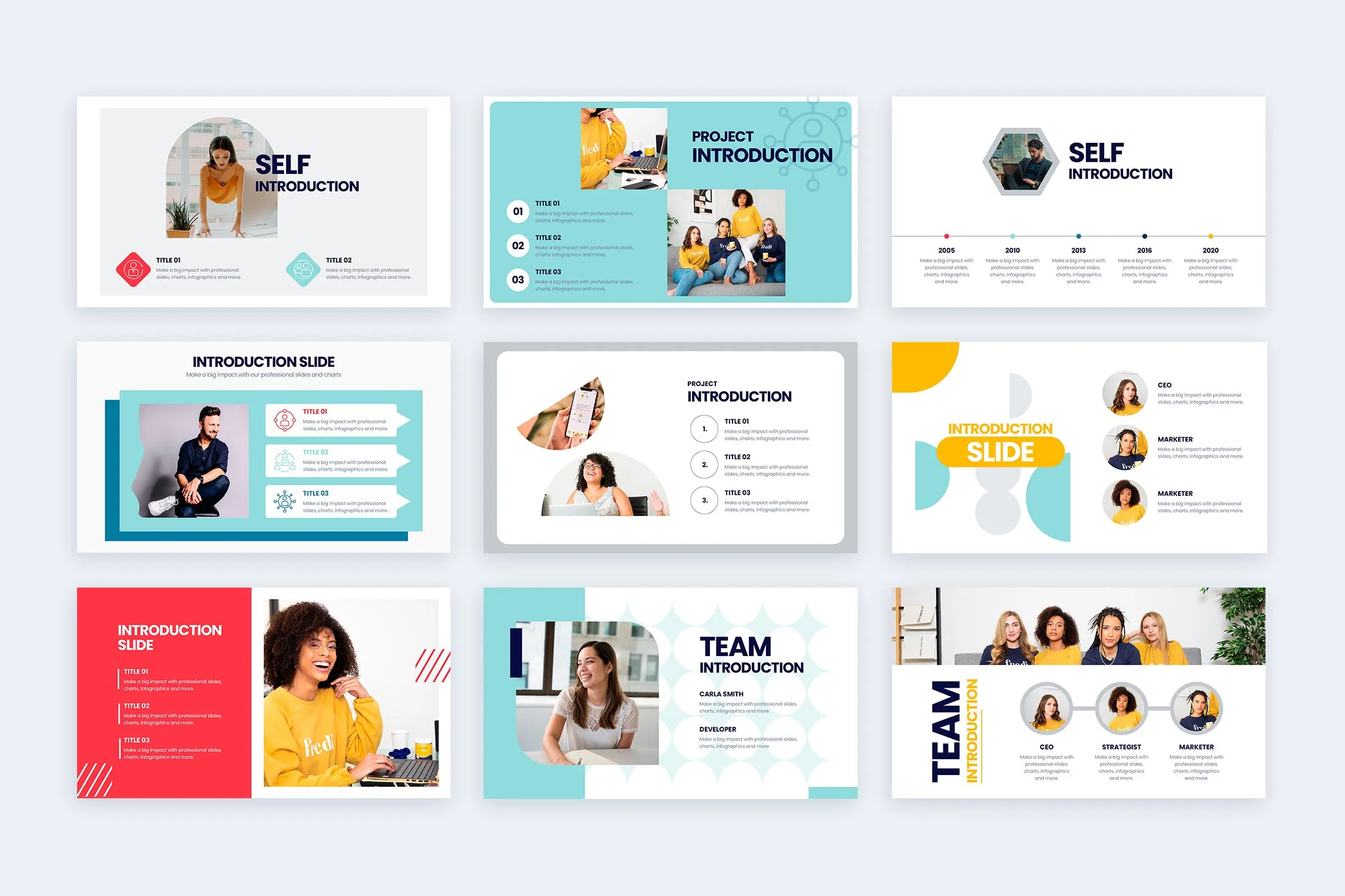 Introduction Powerpoint Infographic Template