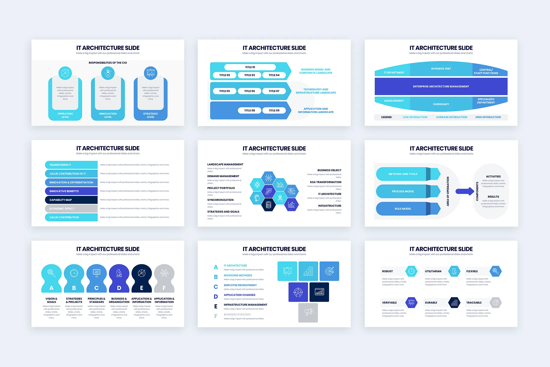 IT Architect Illustrator Infographic Template