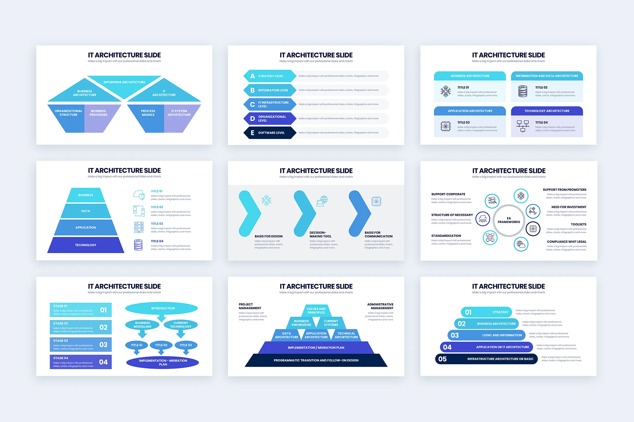 IT Architect Illustrator Infographic Template