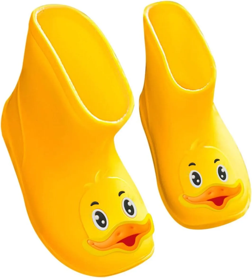 IWIHMIV Baby Rain Boot Infant Rain Boots Boys' Boots Toddler Kids Baby Boys Girls Cartoon Waterproof Rain Non Slip Rain Boots