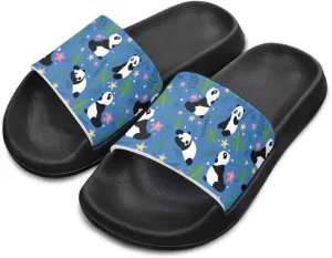 Jeiento Kids Slides for Boy Girl Soft Comfort Children Home Shoes Non-Slip Novelty Open Toe Sandal Youth Shower Shoes