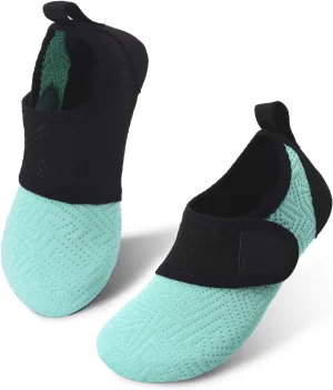 JIASUQI Kids Boys and Girls Summer Athletic Water Shoes Aqua Socks for Beach Swimming Pool