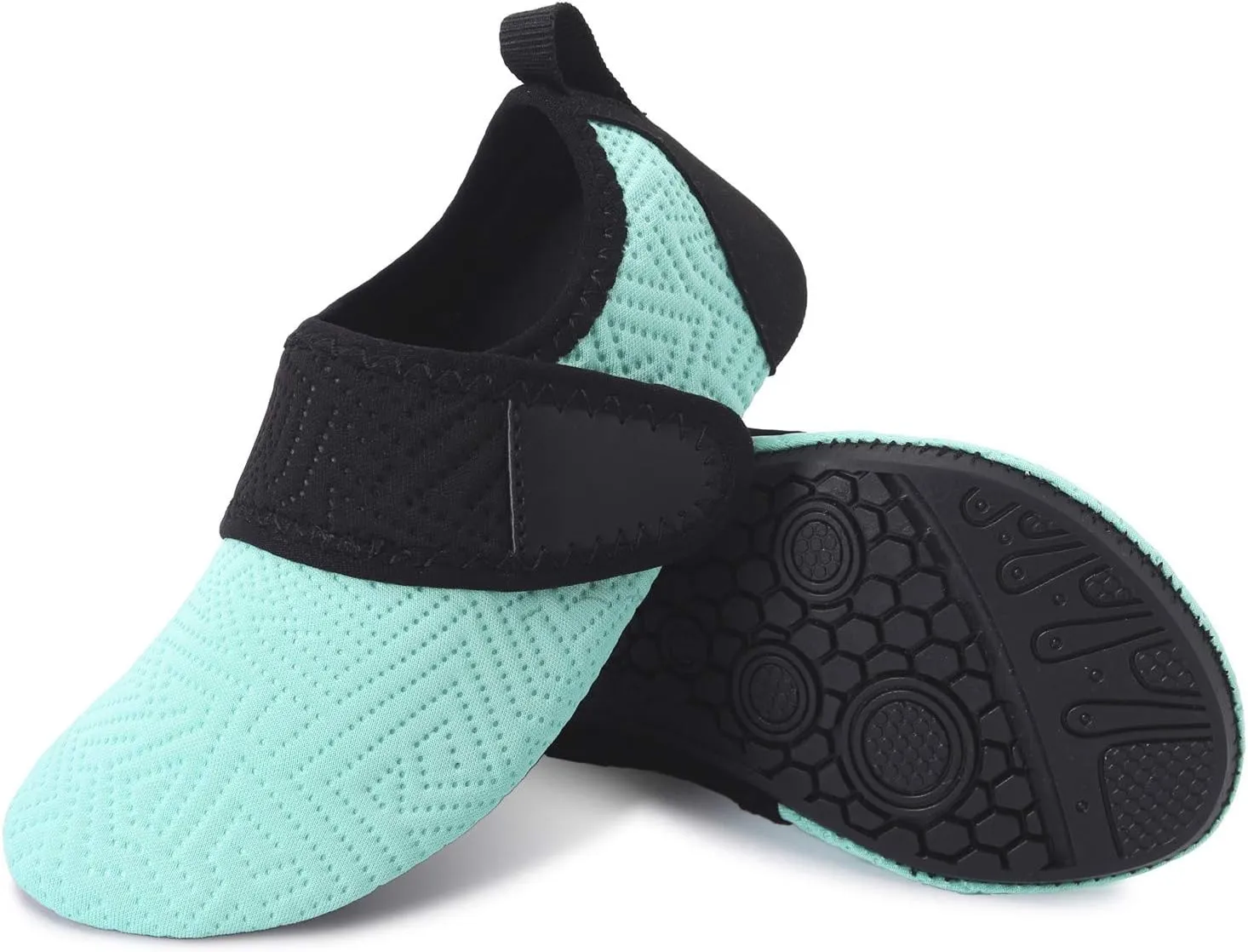 JIASUQI Kids Boys and Girls Summer Athletic Water Shoes Aqua Socks for Beach Swimming Pool