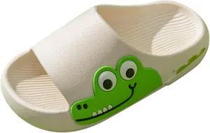Kids Boys Girls Cloud Slide Dinosaur Shower Slippers Toddler Summer Soft Sole Non Slip Quick-Dry Beach Pool Shoes