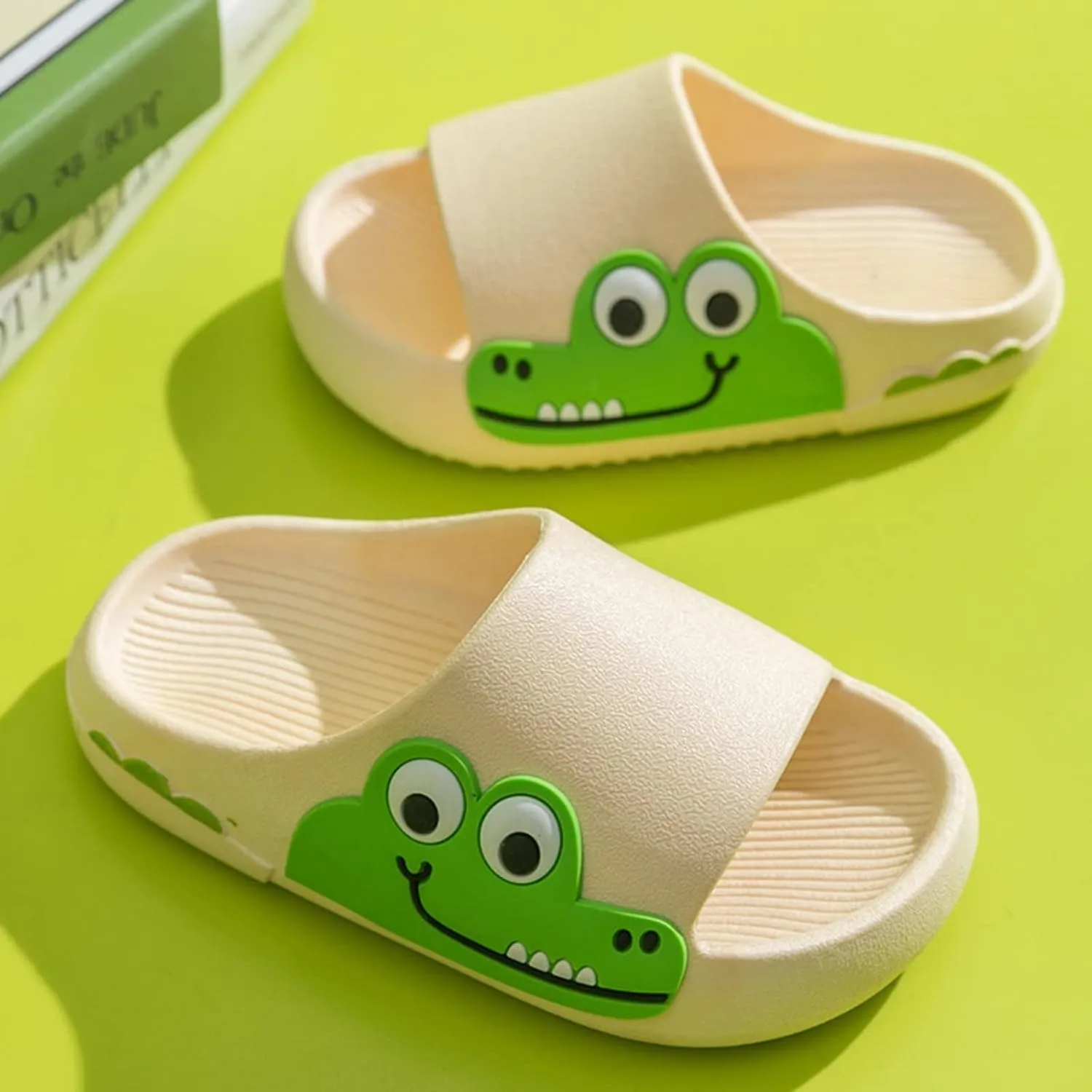 Kids Boys Girls Cloud Slide Dinosaur Shower Slippers Toddler Summer Soft Sole Non Slip Quick-Dry Beach Pool Shoes