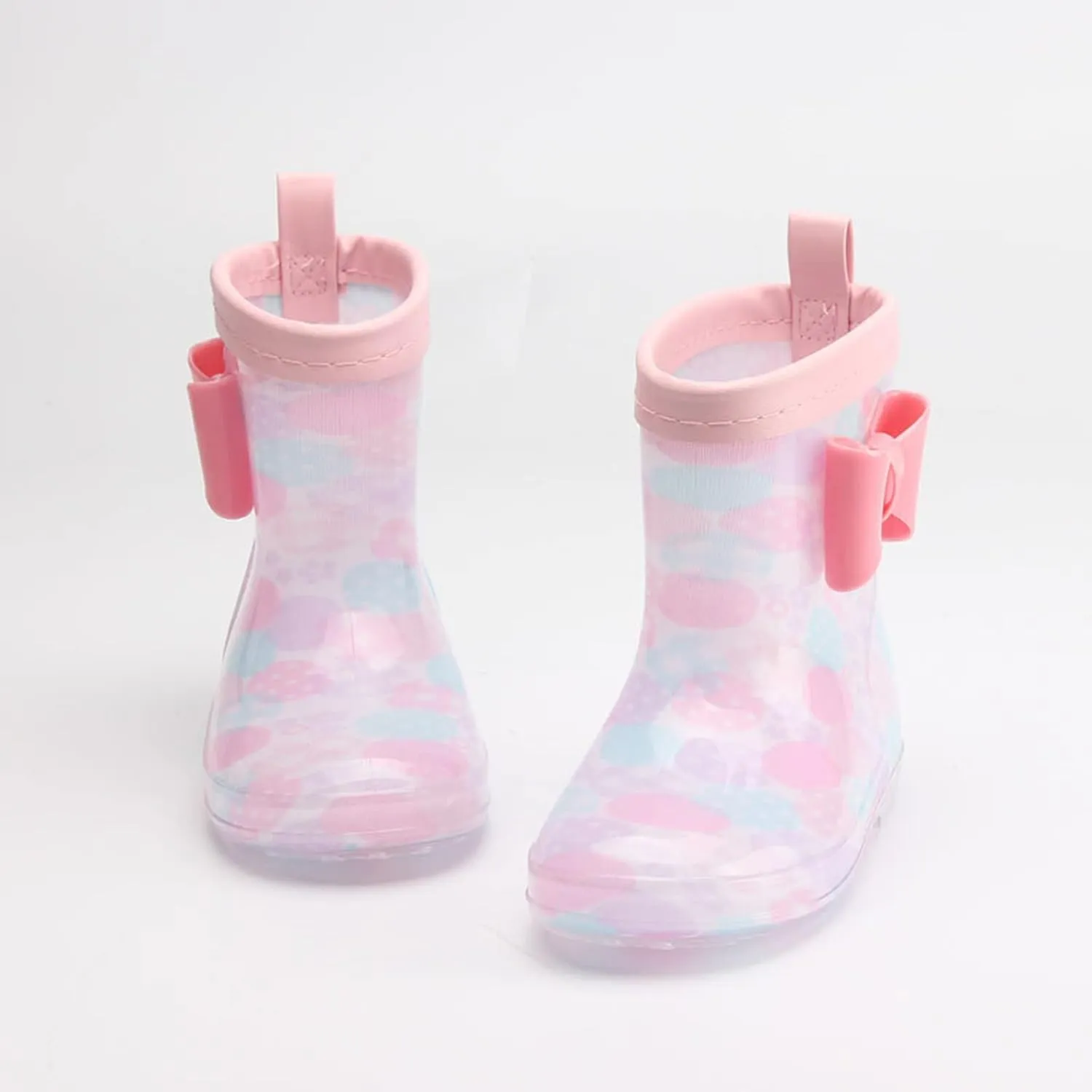 Kids Rain Boots, Toddler Girls & Boys Rain Boots Waterproof Water Shoes Non-Slip Mud Boot with Toddler Water Shoes