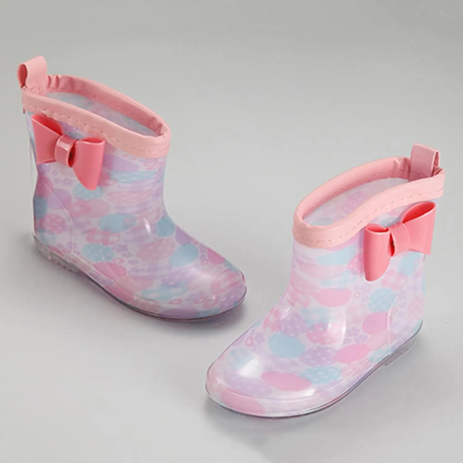 Kids Rain Boots, Toddler Girls & Boys Rain Boots Waterproof Water Shoes Non-Slip Mud Boot with Toddler Water Shoes