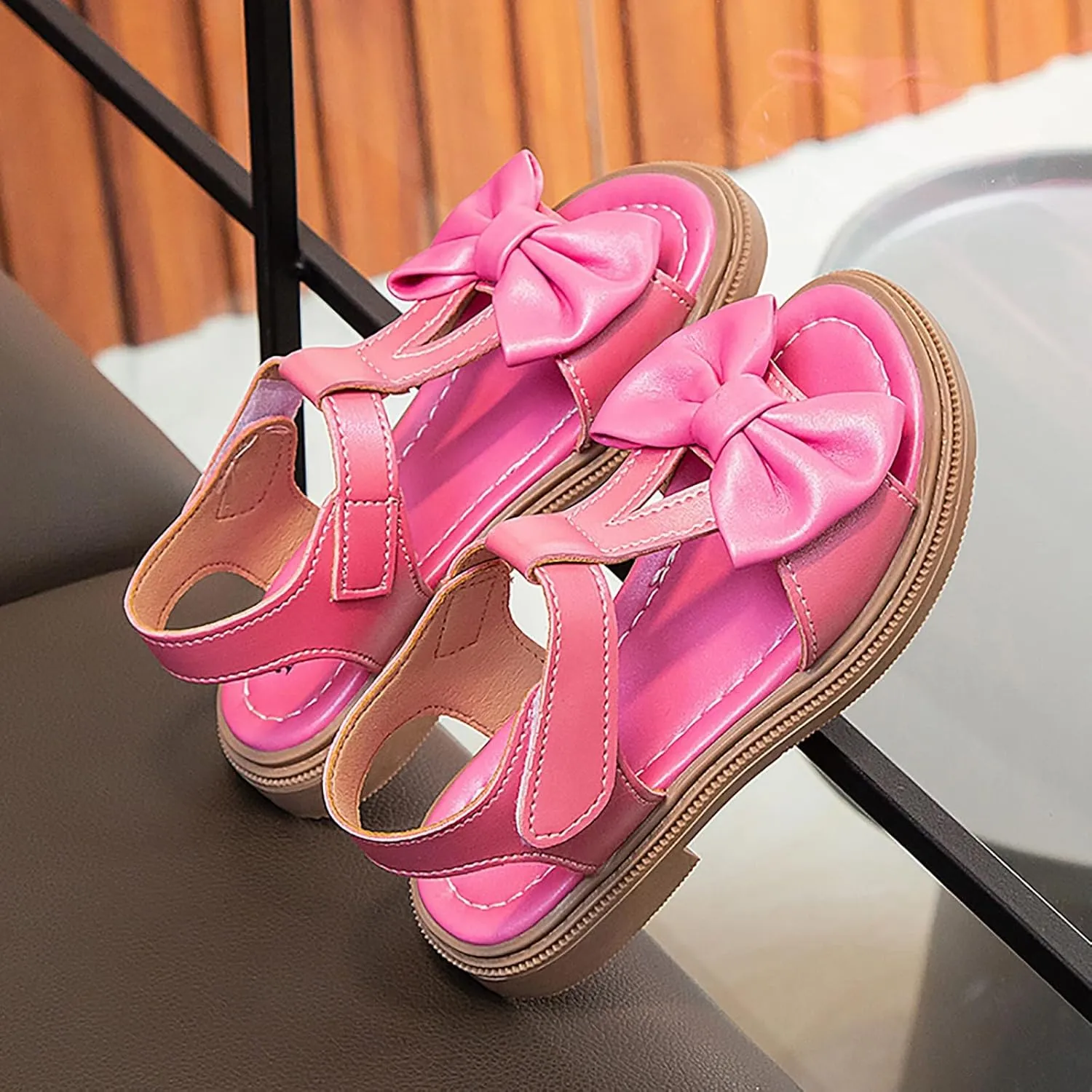 Kids Sandals Kids Girls Sandals Open Toe Ankle Strap Dress Shoes Wedding Party For Toddler Kids Pool Shoes For