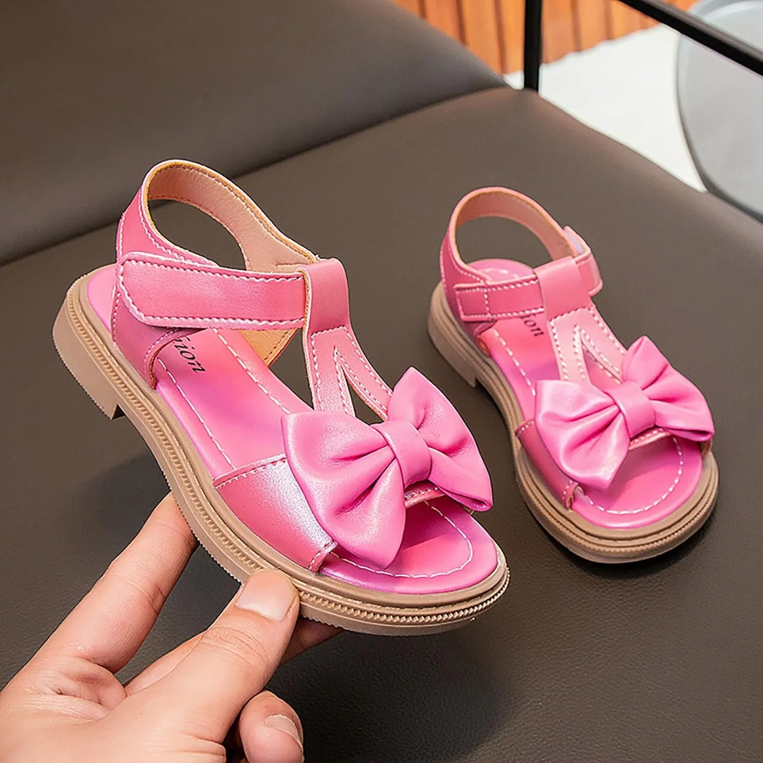 Kids Sandals Kids Girls Sandals Open Toe Ankle Strap Dress Shoes Wedding Party For Toddler Kids Pool Shoes For