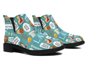 Latin Phrases Neat Vibe Boots