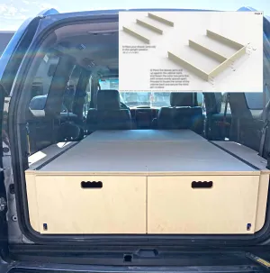 Lexus GX470 2003-2009 Dual Drawer Storage DIY Plans