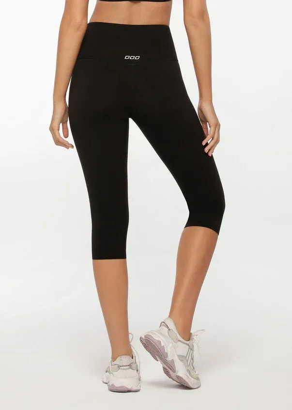 Lorna Jane Activewear | Lotus 3/4 Leggings | Black